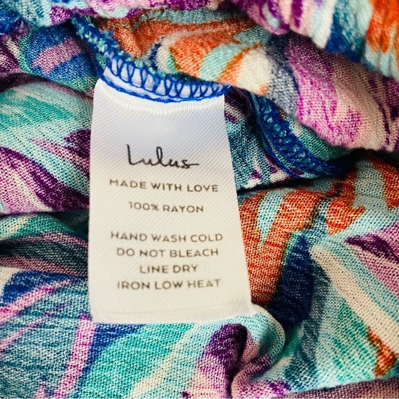 Lulus Hypnotized Purple Print Surplice Romper Size L - Picture 5 of 6